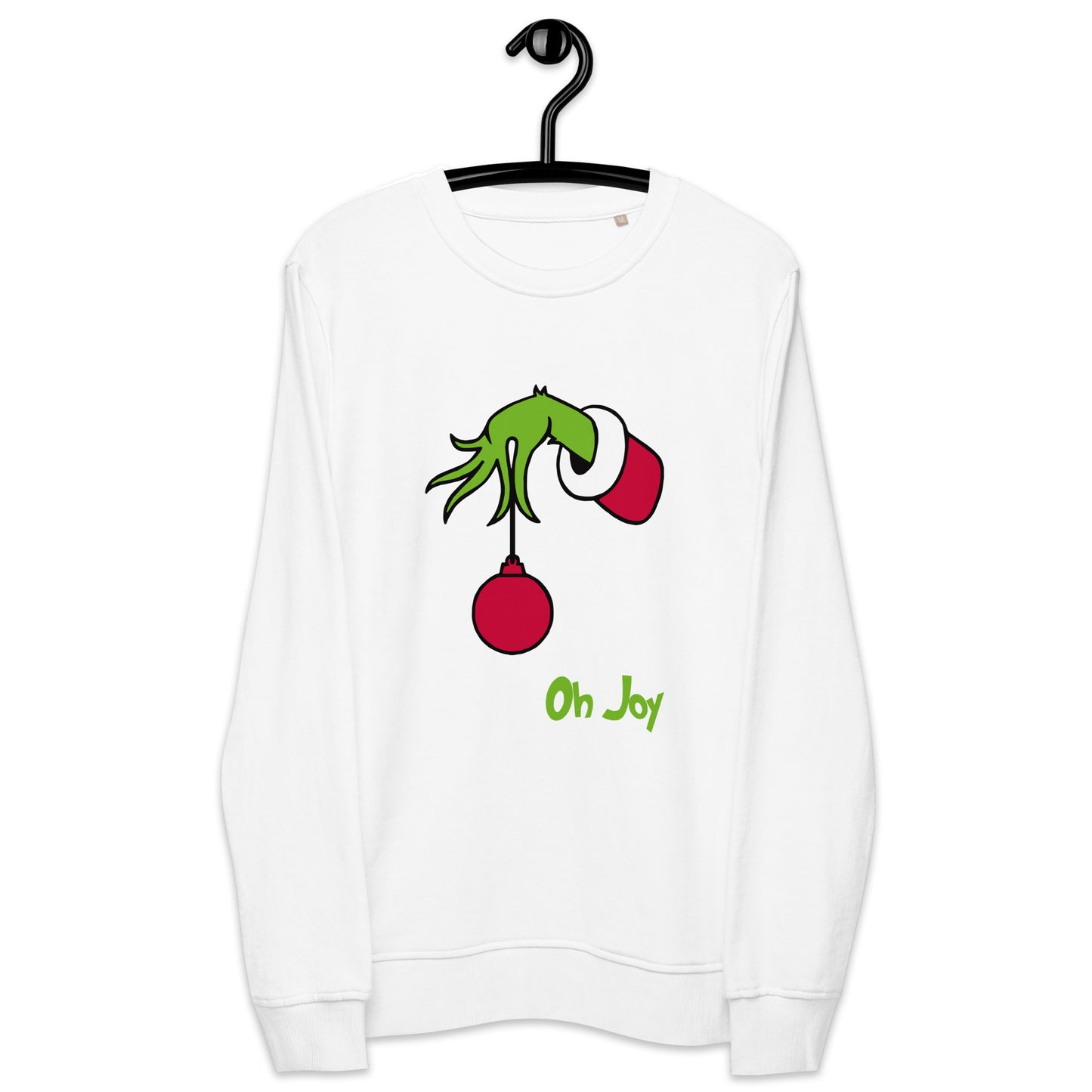 Grinch Oh Joy Unisex Organic Sweatshirt